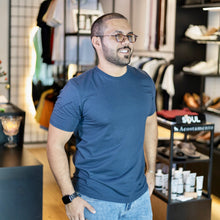 Carregar imagem no visualizador da galeria, T-shirt Soul Touch Pima Azul