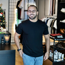 Carregar imagem no visualizador da galeria, T-shirt Soul Touch Pima Preta
