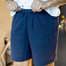 Carregar imagem no visualizador da galeria, Short Linho Azul