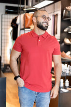 Carregar imagem no visualizador da galeria, POLO ACOSTAMENTO BASIC VERMELHO CHILLI
