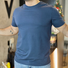 Carregar imagem no visualizador da galeria, T-shirt Soul Touch Pima Azul
