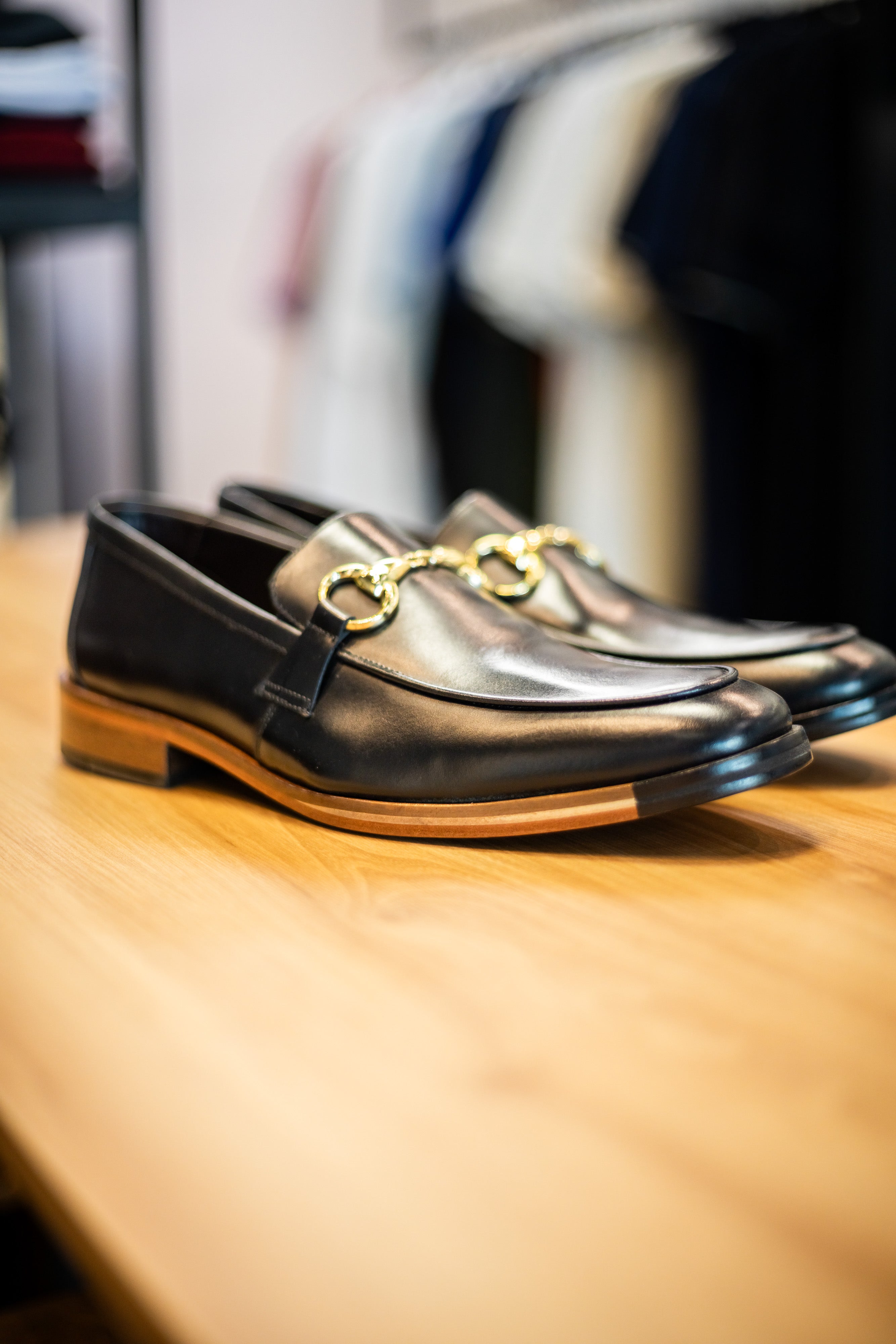 LOAFER ITALIANO PREMIUM FIVELA DOURADA