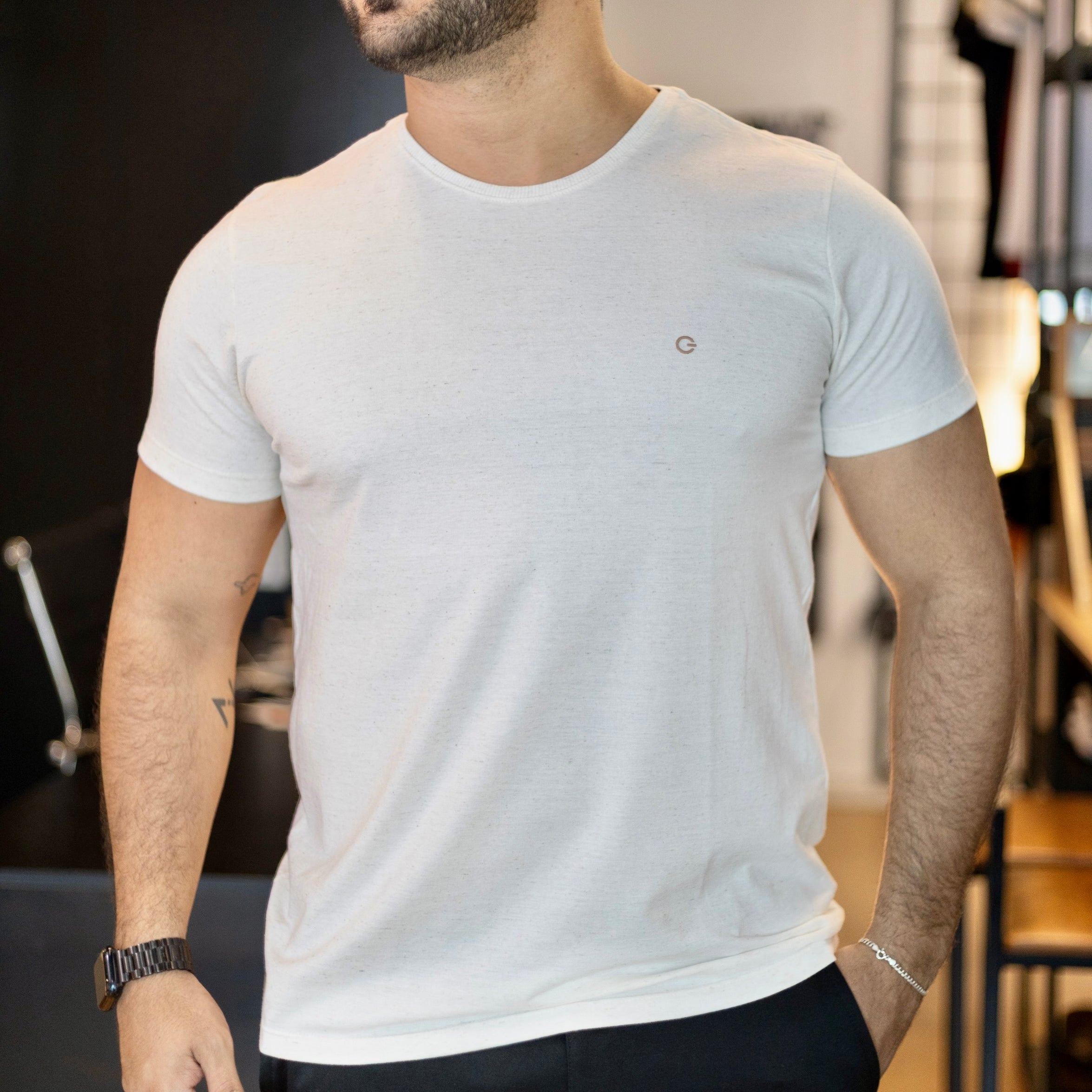 T-shirt Soul Basic Linho Natural