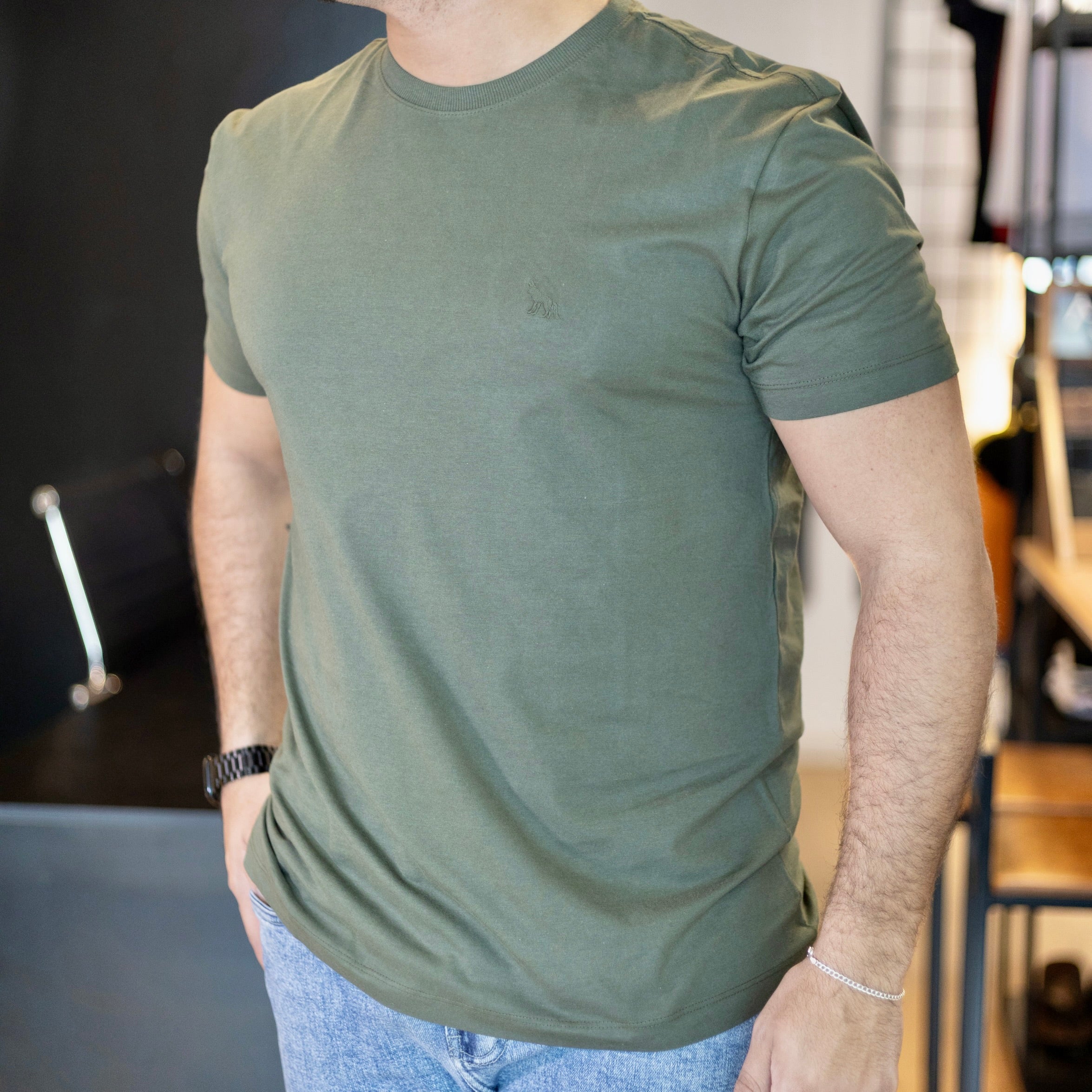 T-shirt Acostamento Basic Verde
