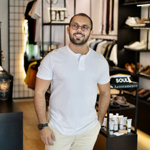 Carregar imagem no visualizador da galeria, T-shirt Acostamento Henley Bubble Branca
