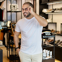 Carregar imagem no visualizador da galeria, T-shirt Acostamento Pima Branca
